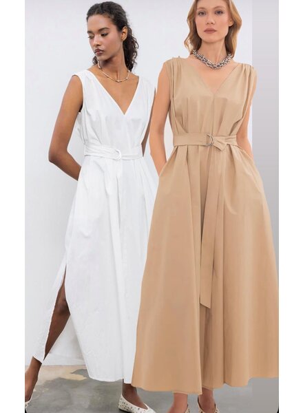 Neutral Flow Dress