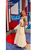 COMBINATION TIERED SLEEVELESS DRESS