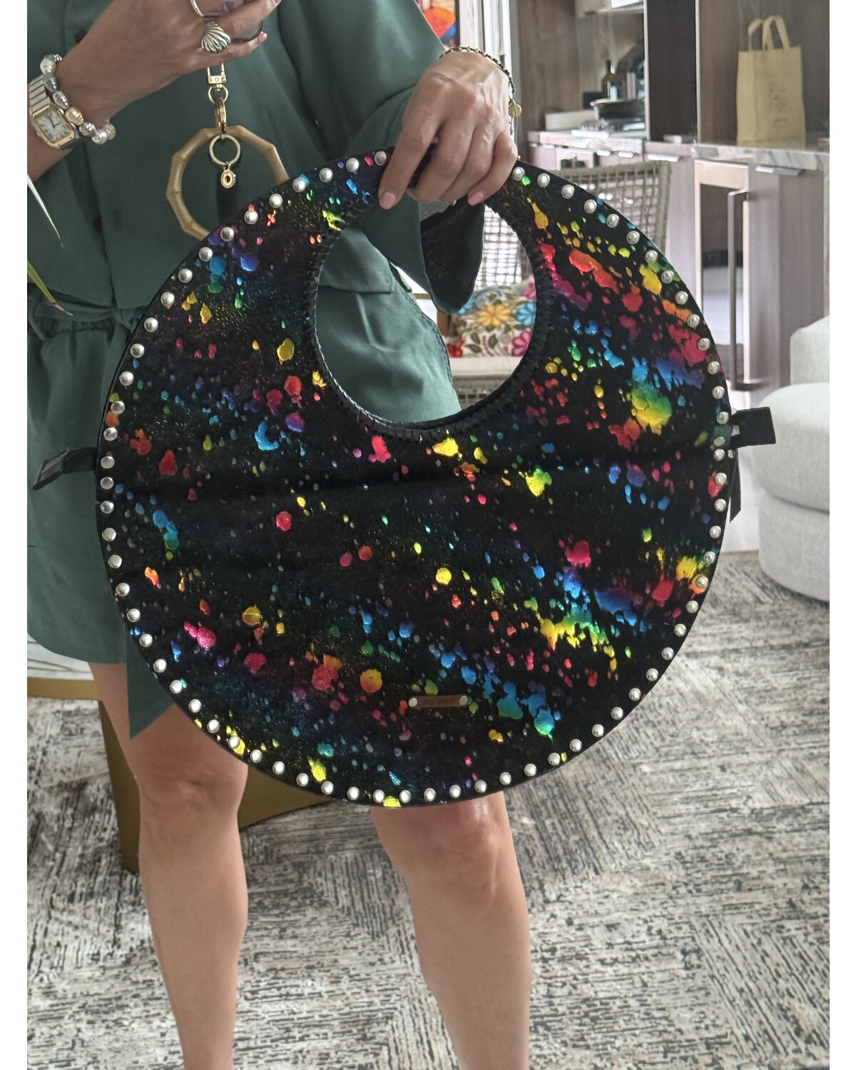 Luna Leather Fringe Bag