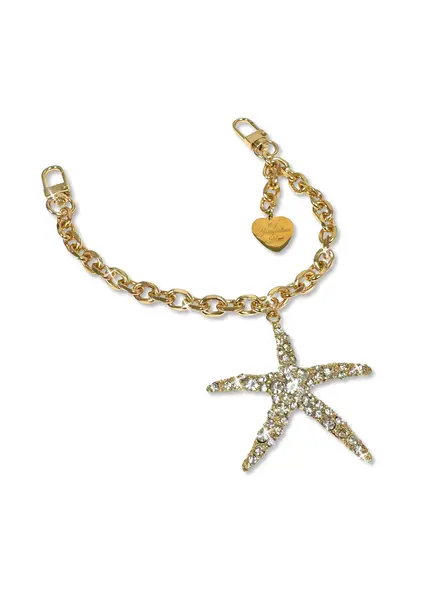 Crystal Starfish Charm Bracelet