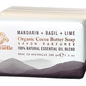 EQ 200gm Organic Cocoa Soap Basil Mandarin & Lime