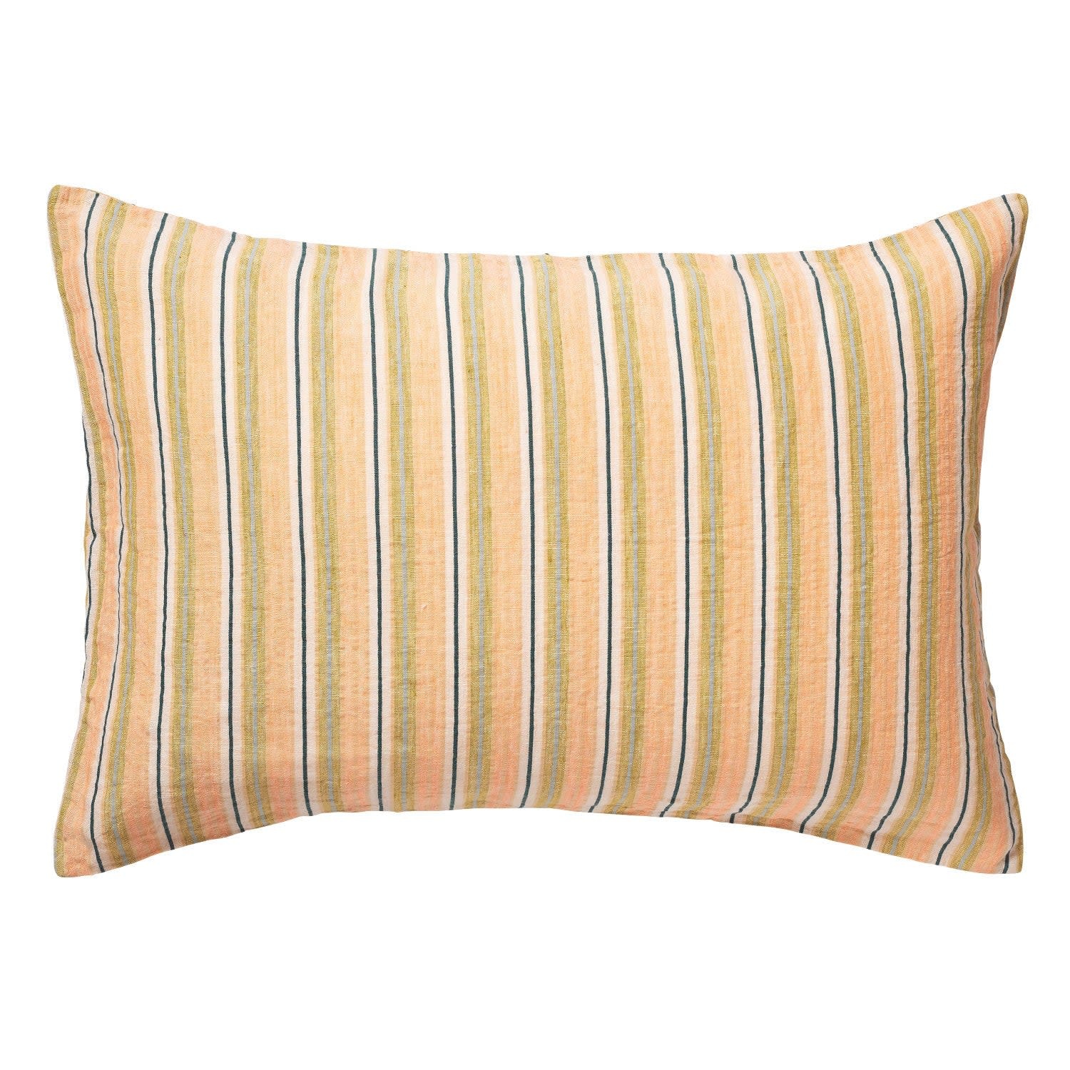 Beckett Linen Pillowcase Set - Cantaloupe