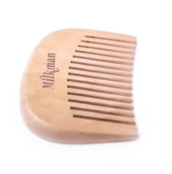 Milkman Beard Comb Pear Wood