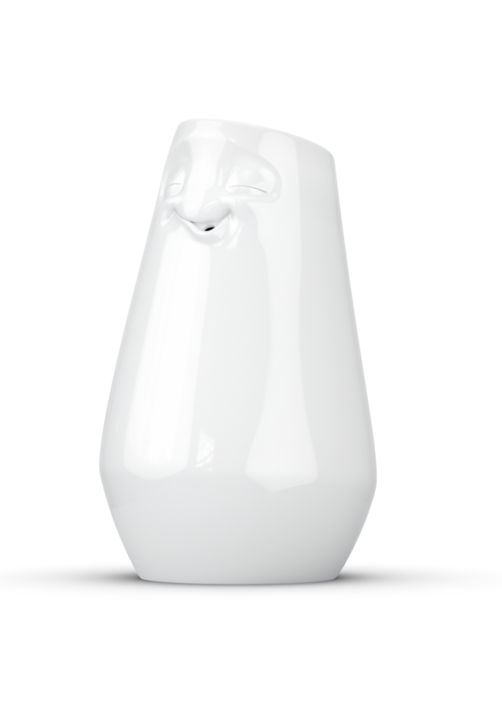 Vase laid-back white