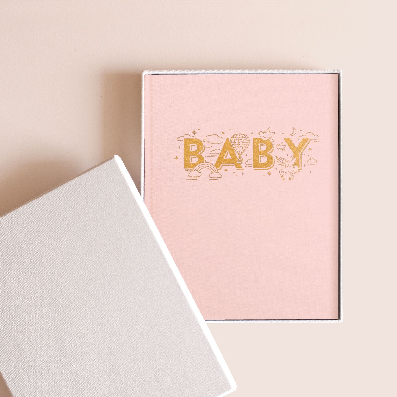 Baby Book Rose Boxed