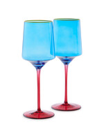 Sapphire Delight Vino Glass 2P Set One Size
