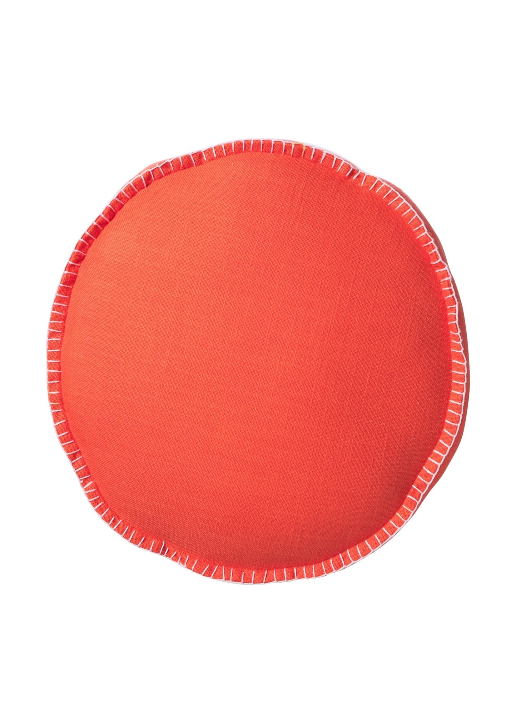 Sage and Clare Rylie Round Cushion - Cherry