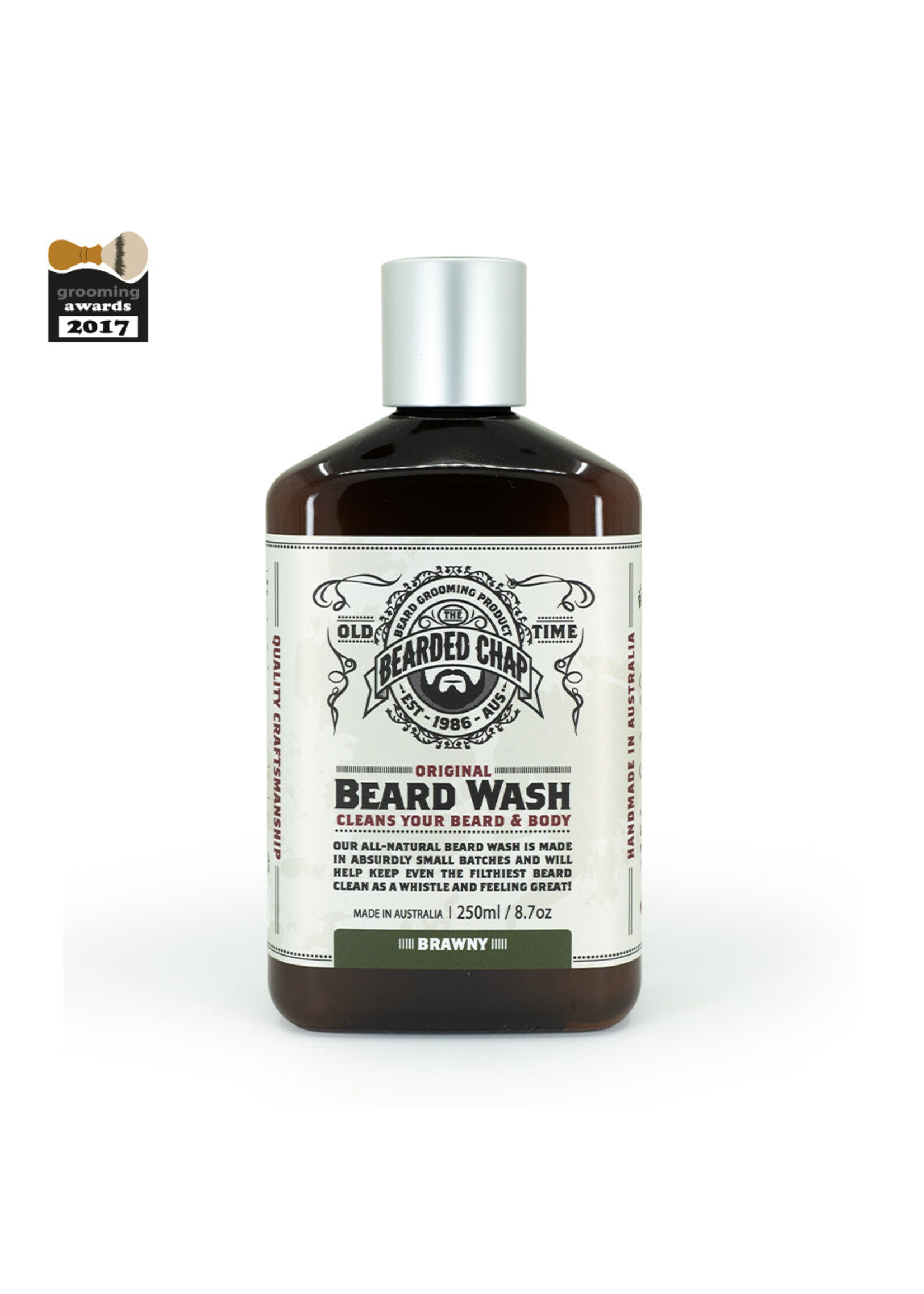 The Bearded Chap Original Beard Wash Brawny 250ml