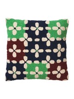 Sage and Clare Ava Punch Needle Cushion - Pea
