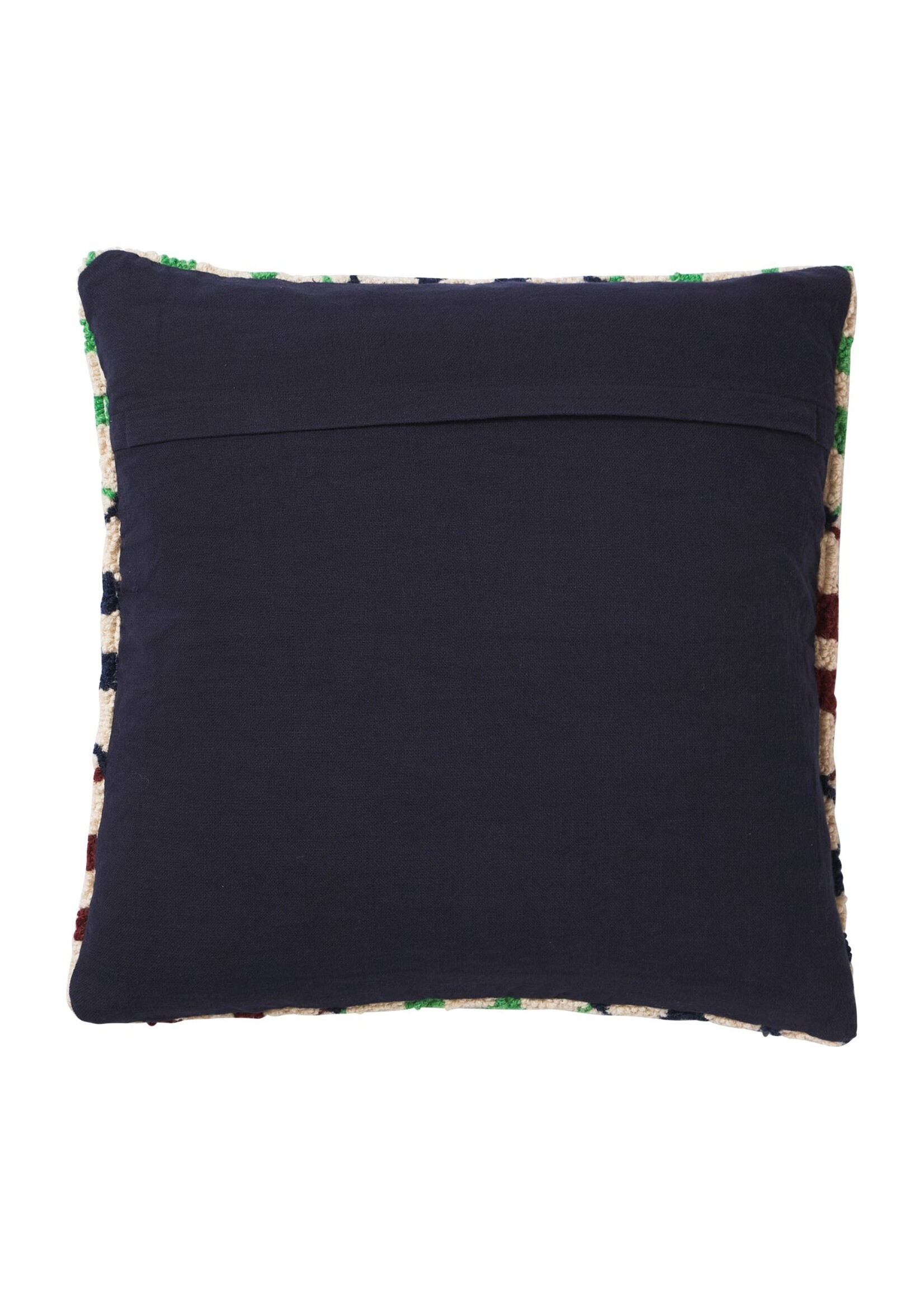 Sage and Clare Ava Punch Needle Cushion - Pea