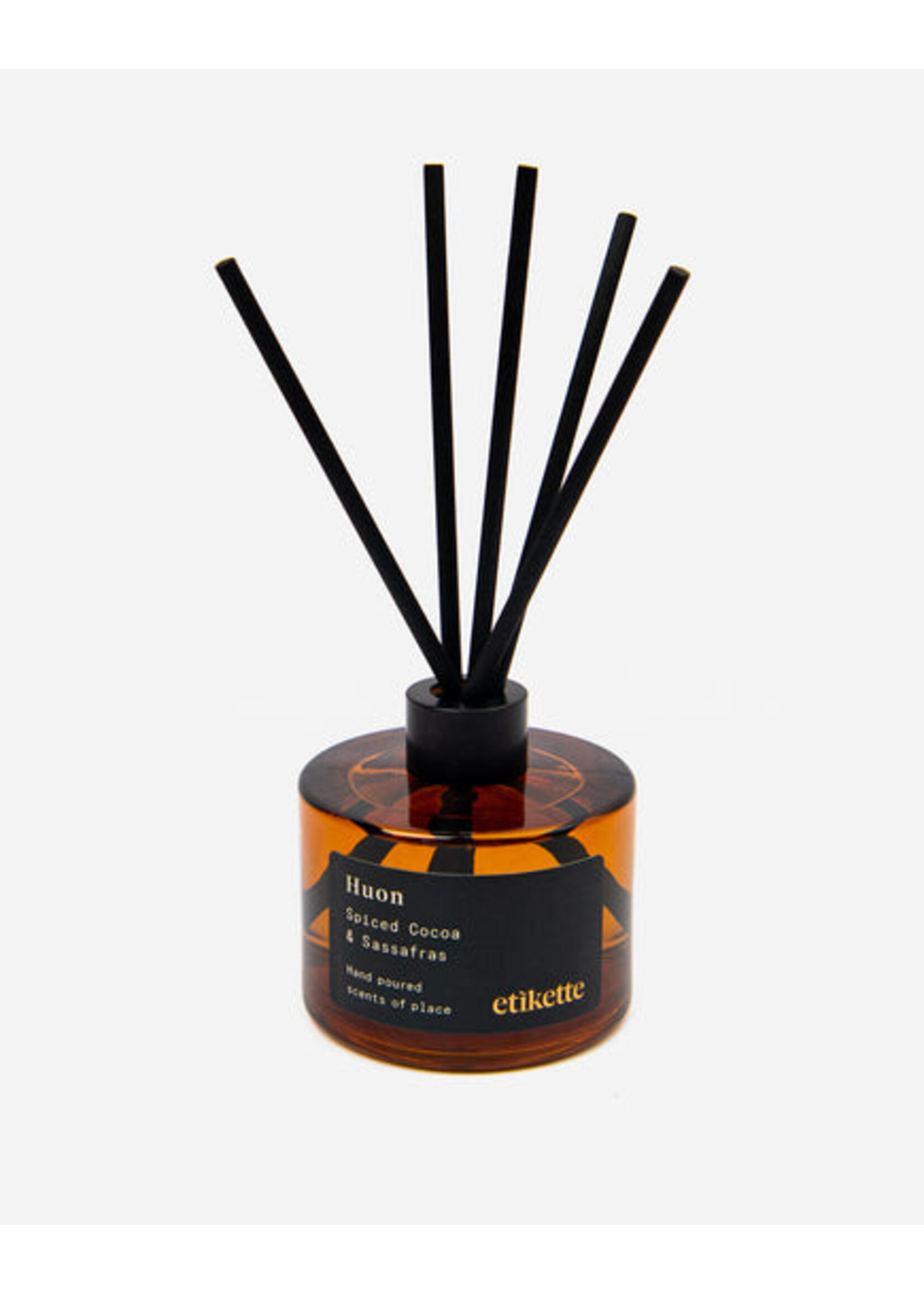 Huon // Spiced Cocoa & Sassafras Eco Reed Diffuser 200ml