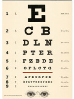 Poster/Wrap Eye Chart