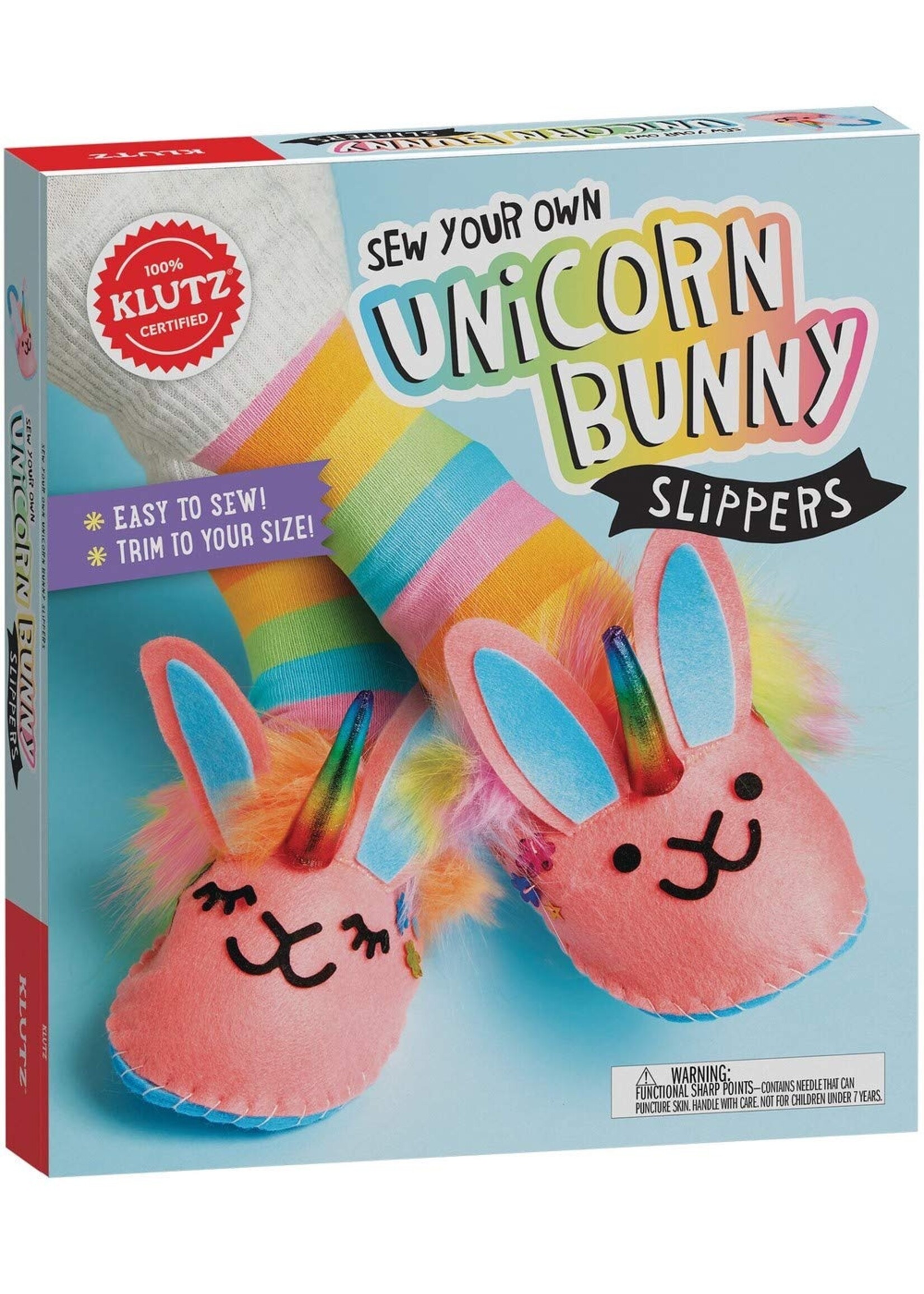 SEW YOUR OWN UNICORN BUNNY SLIPPERS