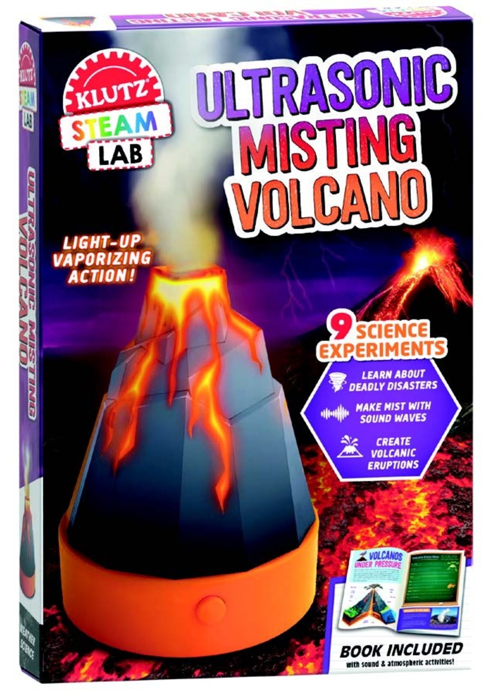 ULTRASONIC MISTING VOLCANO (KLUTZ: STEAM LAB)