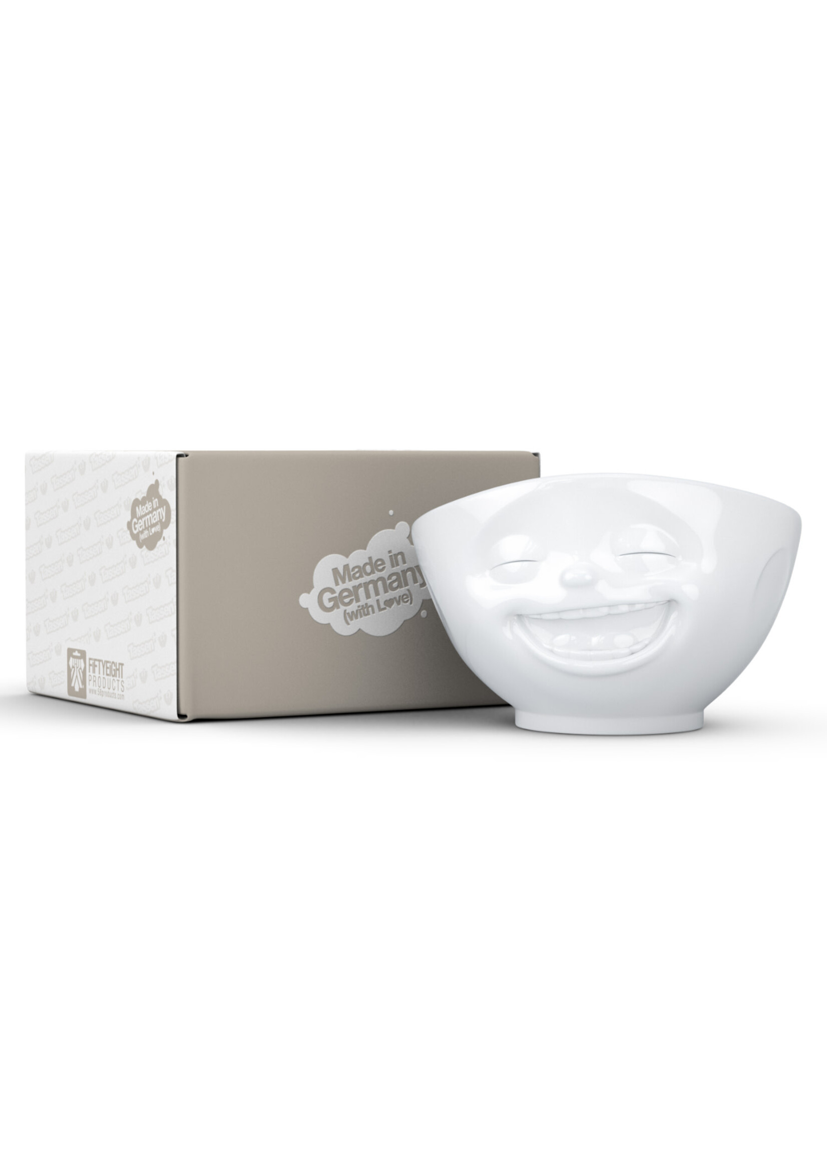 Bowl "Laughing" white 500