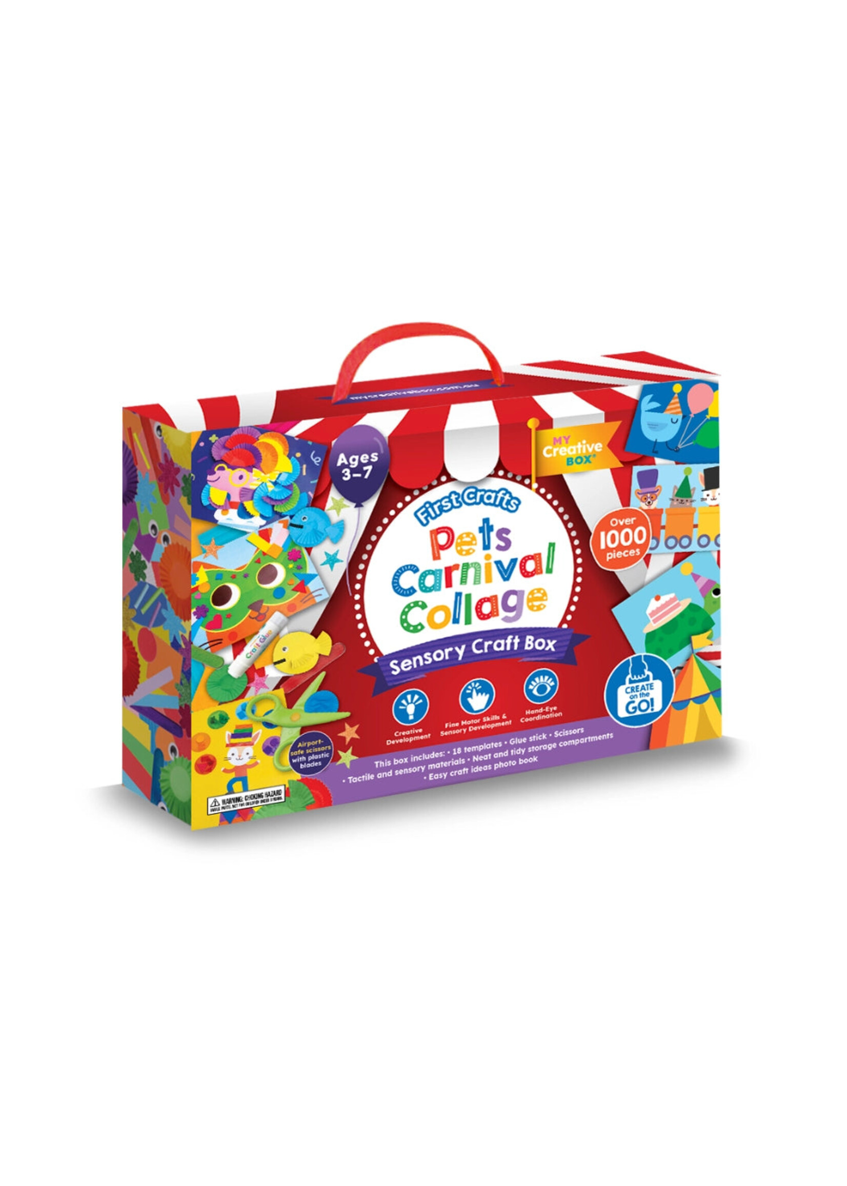 First Crafts Pets Carnival Collage Sensory Craft Box