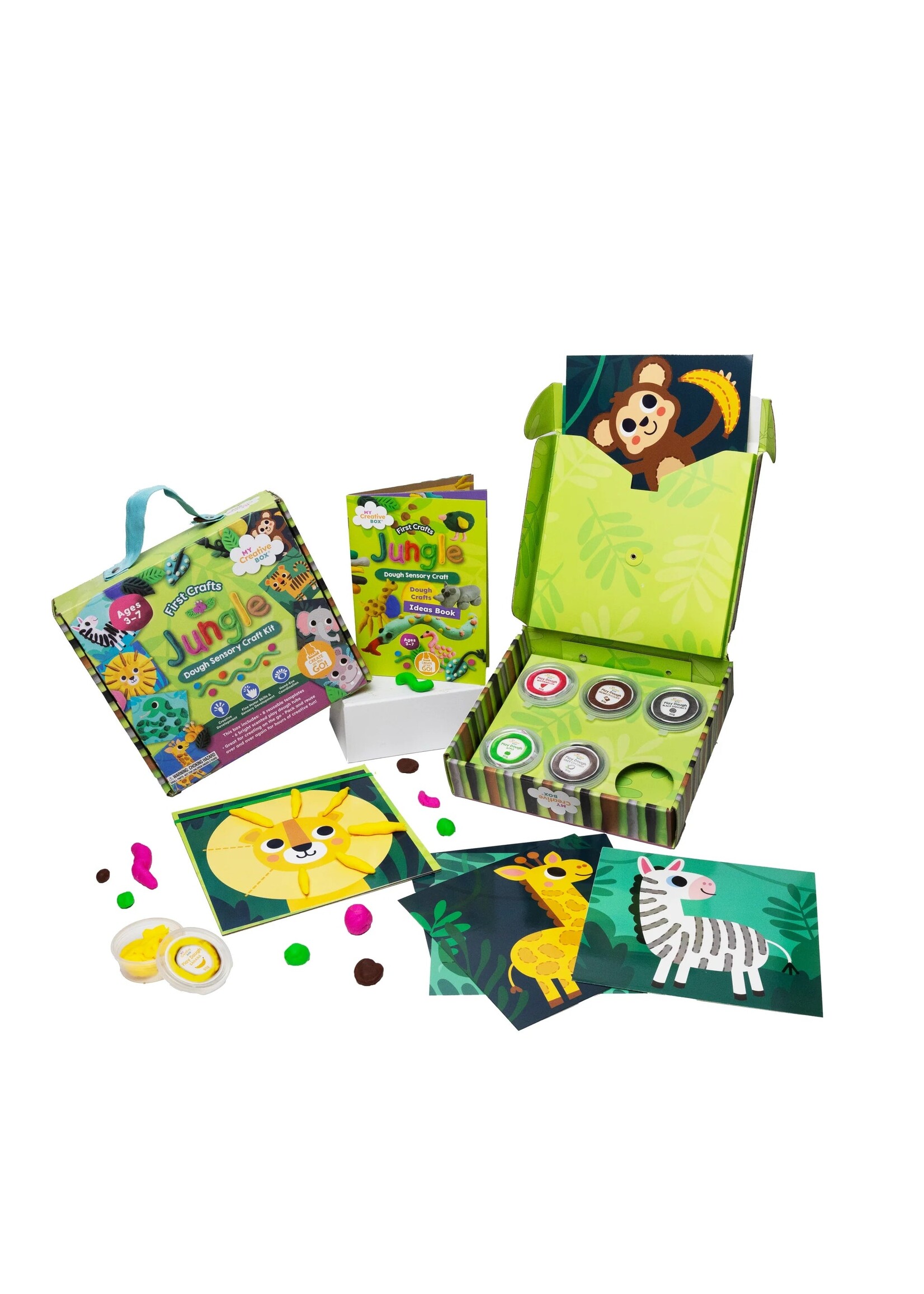 First Crafts Jungle Dough Sensory Craft Box