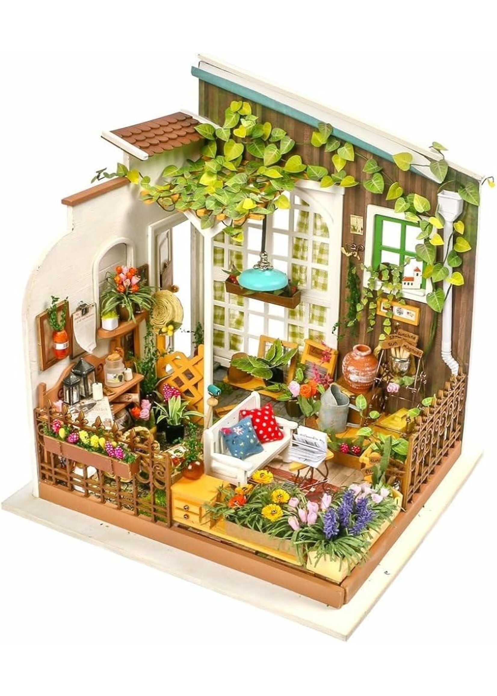 DIY MINI HOUSE MILLER"S GARDEN