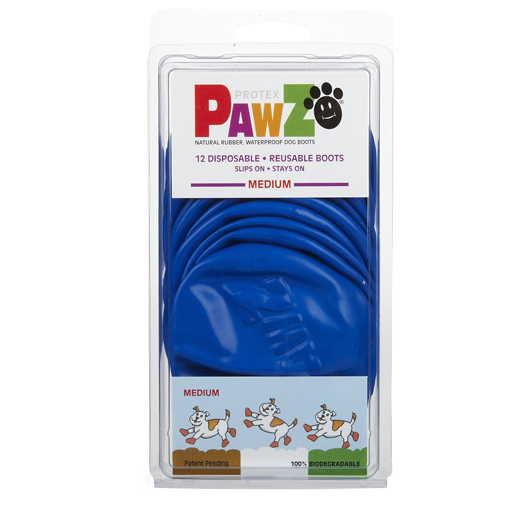 Pawz Pawz Dog Boots, Blue, M