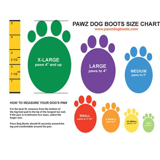 Pawz Pawz Dog Boots, Yellow, XXS