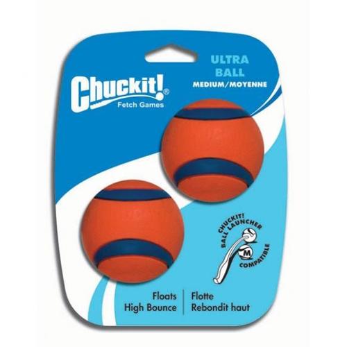 Canine Hardware Chuckit! Ultra Ball Medium 2pk