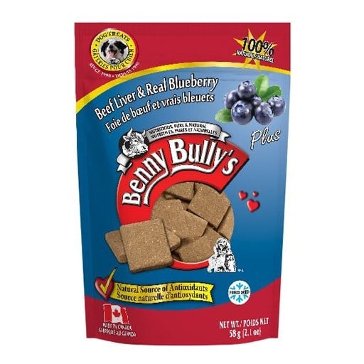Benny Bully's Benny Bully's Beef Liver Plus Blueberry 58g