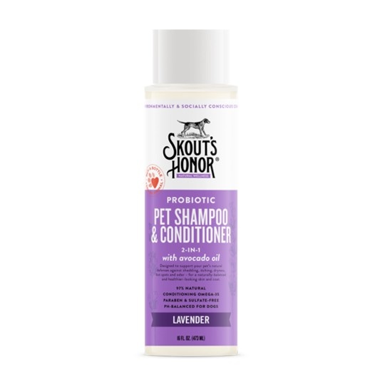 Skout's Honor Skout’s Honor Probiotic Pet Shampoo & Conditioner Lavender 16oz