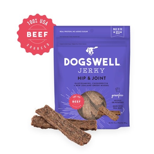 Dogswell Dogswell, Charqui de bœuf Hip & Joint, 10 oz