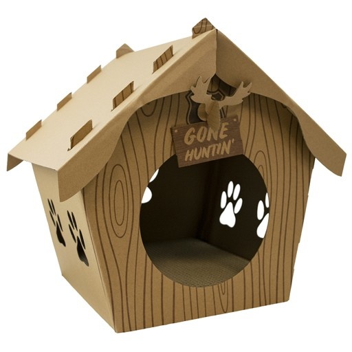 Companion Gear Log Cabin Cat Cardboard Scratcher