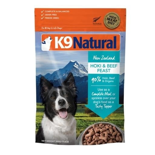 K9 Natural K9 Natural Freeze Dried Hoki & Beef 500g