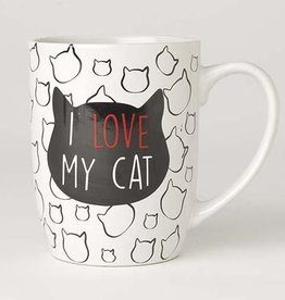 Petrageous PetRageous, Grande tasse I LOVE MY CAT, 24 oz