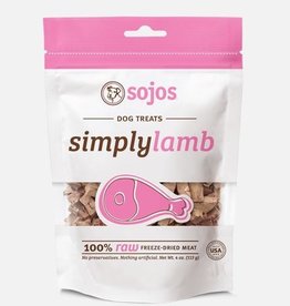 Sojos Sojos Simply Lamb, Gâteries à l’agneau lyophilisées, 4 oz