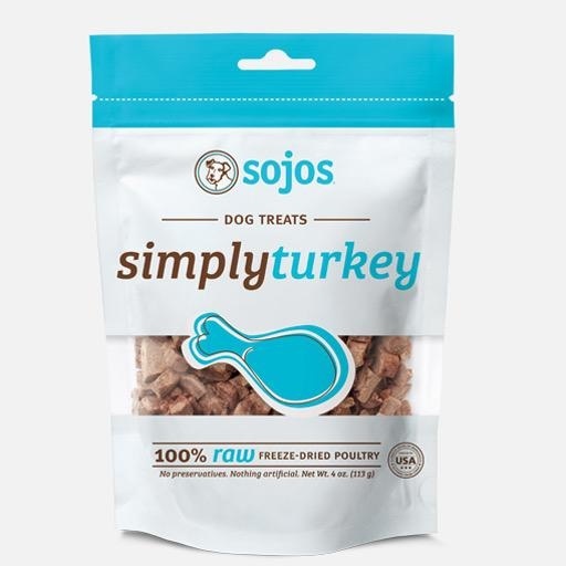 Sojos Sojos Simply Turkey Hearts Freeze Dried Treats 4oz