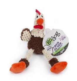 Go Dog Go Dog Chew Guard Just for Me Skinny Brown Rooster 9”