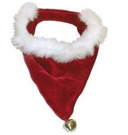 Outward Hound Santa Bandana w/ Bell M