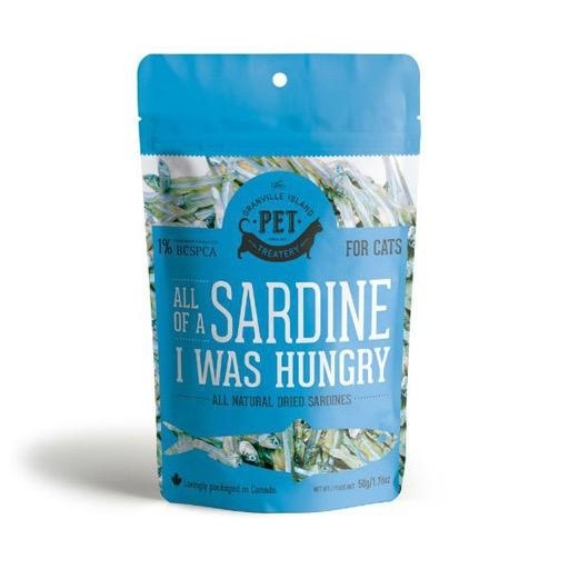 Granville Island Pet Treatery Pet Treatery ‘All of a Sardine’, Gâteries à la sardine pour chats, 50 g