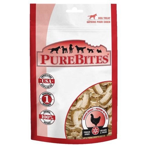 Pure Bites Pure Bites Poitrine de poulet, gâterie séchées à froid pour chien 85g