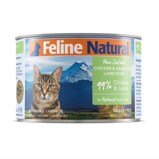 K9 Natural Feline Natural Cat Can Chicken & Lamb Feast 6oz