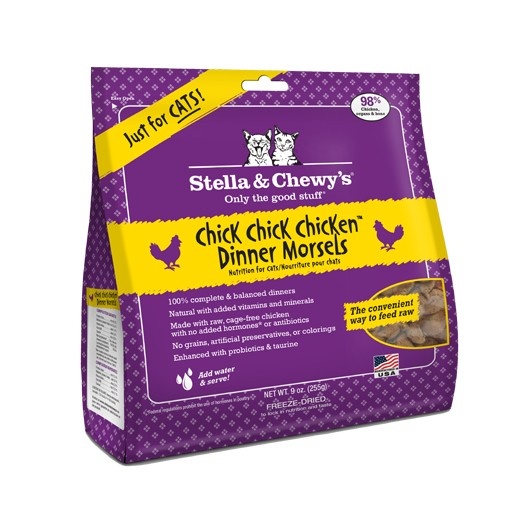 Stella & Chewy's Stella & Chewy’s Freeze Dried Cat Chick, Chick, Chicken Dinner 8oz