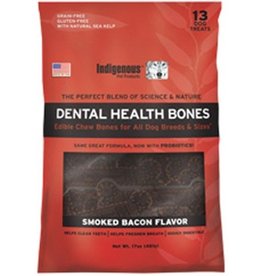 Indigenous Indigenous Dental Health Bones Bacon Formula 17oz