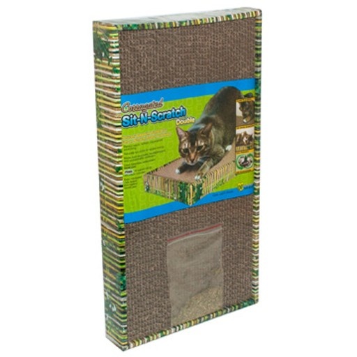 Ware Manufacturing Ware Corrugated Cat Scratcher Sit-N-Scratch Double