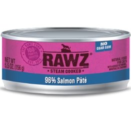 Rawz Rawz, Pâtée en boîte pour chat, 96% saumon, 5,5 oz