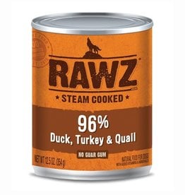 Rawz Rawz Dog Can 96% Duck, Turkey & Quail 12oz