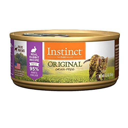 Nature's Variety Nature's Variety, Nourriture en boîte pour chat Instinct, lapin, 5,5 oz