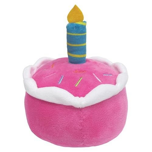Fou Fou Dog Fou Fou Dog, Gâteau d'anniversaire jouet en peluche, rose