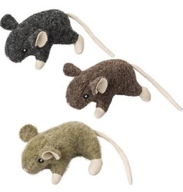 Ethical Wool Mouse Catnip Assorted 3.5"
