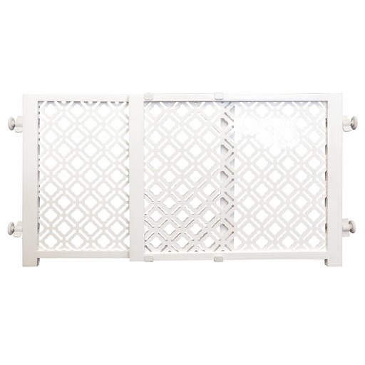 Four Paws Four Paws, Barrière décor extensible, 26 à 42 po de large x 24 po de haut