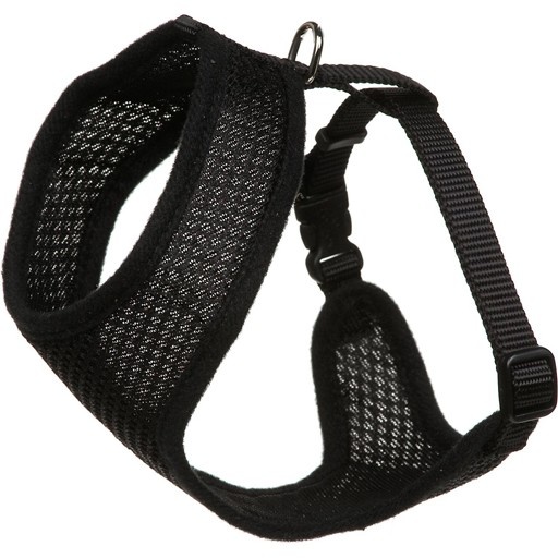 Coastal Coastal Comfort Soft Adjustable Mesh Cat Harness Black