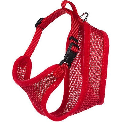 Coastal Coastal Comfort Soft Adjustable Mesh Cat Harness Red