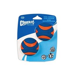 Canine Hardware Chuckit! Ultra Squeaker Ball Medium 2pk